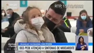 C19 vaxxinas e a miocardite em crianças é notícia em Portugal. Crimes contra a humanidade!