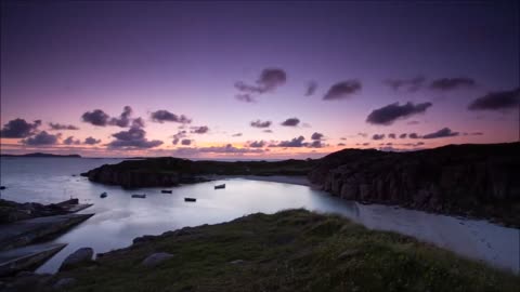 Time Lapse - Sunset by the Sea