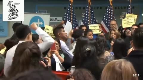 News | "You are a liar!" Latino protestors yell at Pelosi over Democrats' immigration policy