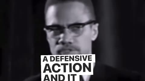 Malcolm X response to do you condemn terrorism