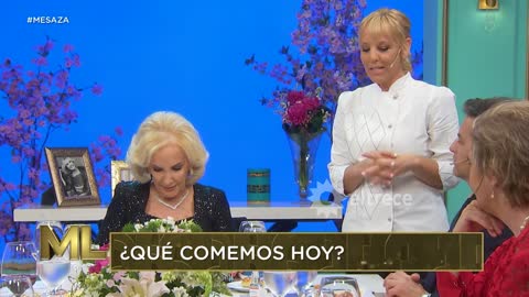 Jimena Monteverde sorprendió a Mirtha y a sus invitados con su picoteo mundial