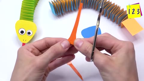 Amazing Paper Snake - Moving paper toys