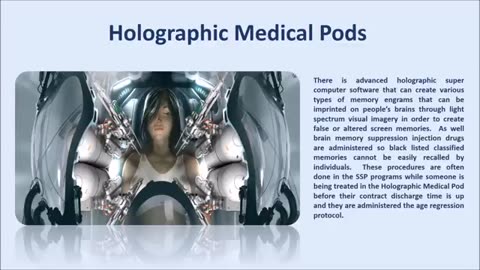 Holographic Medical Pods - From The Secret Space Program