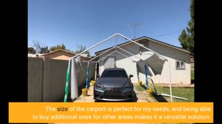 Buyer Reviews: Quictent 10'X20' Heavy Duty Carport Car Canopy Party Tent Boat Shelter