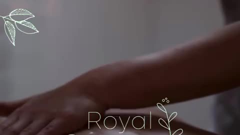 Royal Scents massage oil.