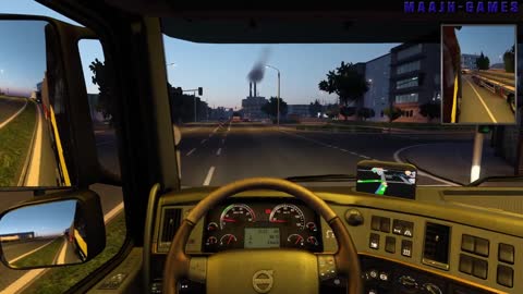 Wood Transport -EURO TRUCK SIMULATOR 2 | realistic driving euro truck simulator 2