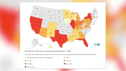 Deadly fungal infection spreading rapidly across US, says CDC