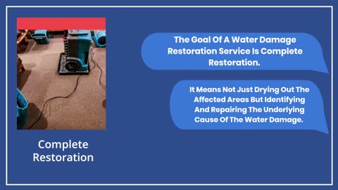 Water Damage Restoration