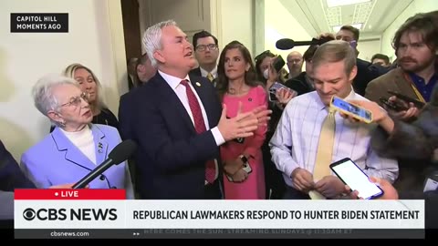 Comer Spars With Reporter After Hunter Biden Defies Congressional Subpoena