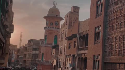 The Magnificent Clock Tower in Peshawar and Lassi - Perfect ! Rashid Khan Afridi