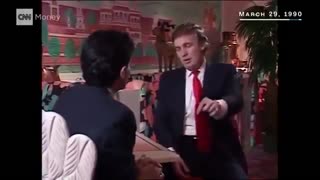 FLASHBACK: Donald Trump storms off CNN in 1990 & tells them they are too negative