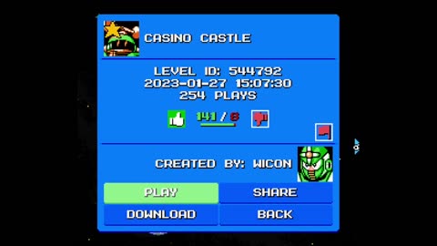 Mega Man Maker Level Highlight: "Casino Castle" by Wicon