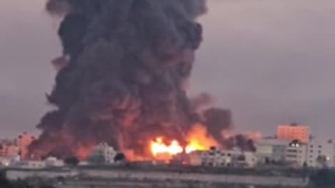 Factory Fire In Hebron , West Bank