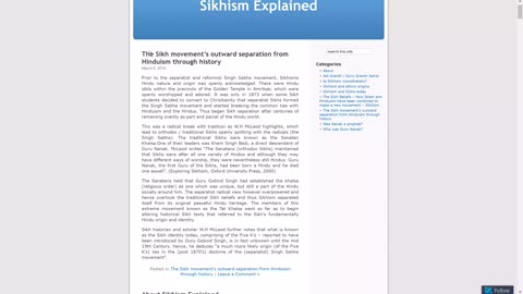 Sikhism Explained website exposes plagiarism from Hinduism and Islam