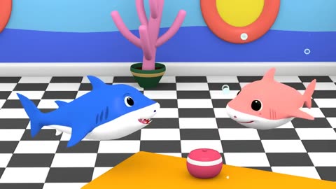 Baby Shark Song Challenge More Nursery Rhymes Kids Songs Sharks Cartoon