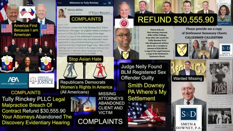 Tully Rinckey PLLC Client Complaints / EEOC Complaints / Regency Furniture LLC Settlement Not Paid / Smith Downey PA