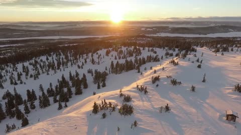 Drone Snow View - Drone In Nature