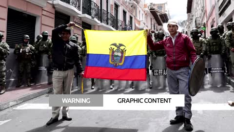 Ecuador protests escalate, leaving one dead