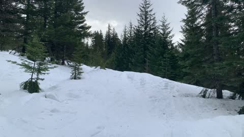 The Snow Here is Particularly Marshmallowy – Potato Hill Sno-Park – Central Oregon – 4K