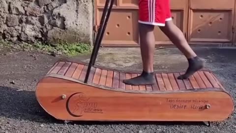 Non electric treadmill invented in Africa