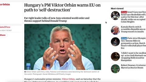Jason W Chan's Take - Freedom Fighter: Victor Orban is right to stand up for his Country!