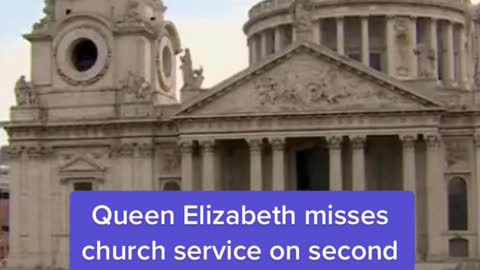 Queen Elizabeth misses church service on second day of Platinum Jubilee