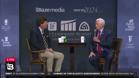 Tucker Carlson confronts Pence