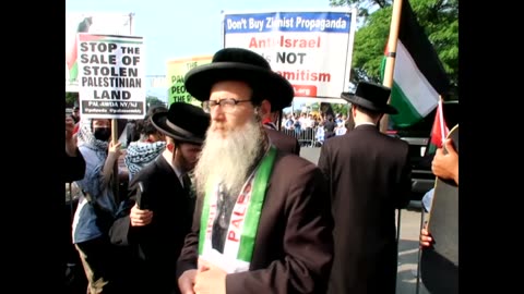 Protest Against Real Estate Event Selling Stolen Palestinian Land in Flatbush