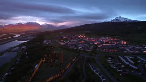 The Golden DroneHour in Northern Iceland - June 7th 2022