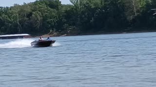 High speed run on the Ohio River!