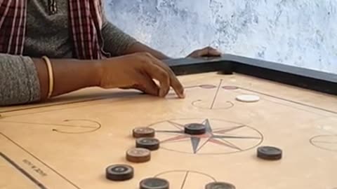 Carrom-Flying shot never seen before