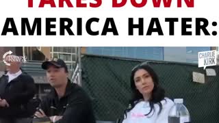Charlie Kirk Takes Down America Hater