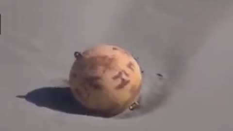 A mysterious object resembling an ‘iron ball’