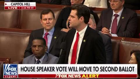 Matt Gaetz nominates Jim Jordan