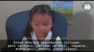 Consentimiento informado por vacunas, como reacciona una niña 19-COV