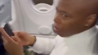 NYC Mayor confronted on plane