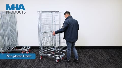 M1760 Nesting Roll Cage Trolley by MHA