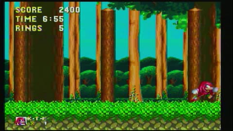 Playing "Sonic And Knuckles" In Sega Console HD Video (Part 1)