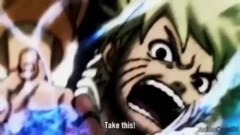 Naruto uses Rasengan against Tsunade HD