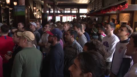 Soccer fans in Cleveland gather for USA vs England World Cup match