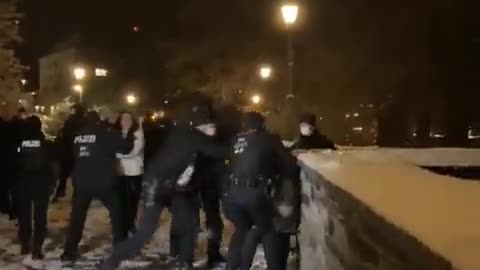 Germany - Police attack Protestors