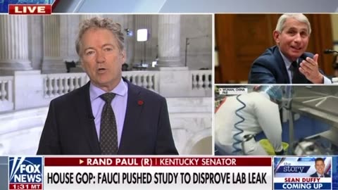 Rand Paul: Fauci pushed study to disprove lab leak