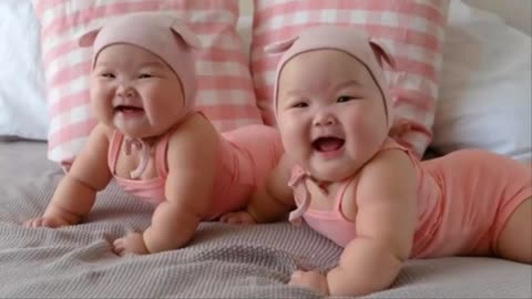 TRY NOT TO LAUGH Cutest Twin Babies LAUGH and PLAYING Together 😸😸 Funny Babies