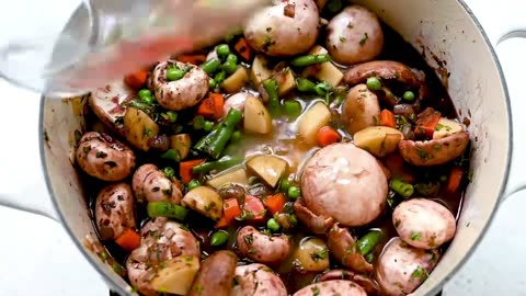Vegan Mushroom Stew Recipe | Plant-Based Food | Healthy Vegan Recipes | Hearty Mushroom Stew!