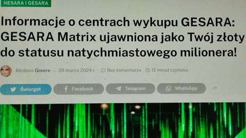 Informacje o centrach wykupu GESARA: GESARA Matrix ujawniona jako Twój złoty bilet ...