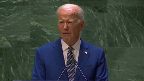 Biden mumbles and slurs as he addresses the United Nations.