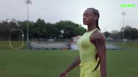 An American fastest athlete Sha'carri won the 100m race at Paris Olympic