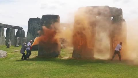 Painting On Stonehenge For What?