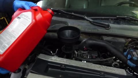 How to Change Engine Oil & Filter Saab 9-5 1999 - 2009