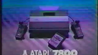 Atari 7600 Video Game System TV 80s 80's Commercial from 1987